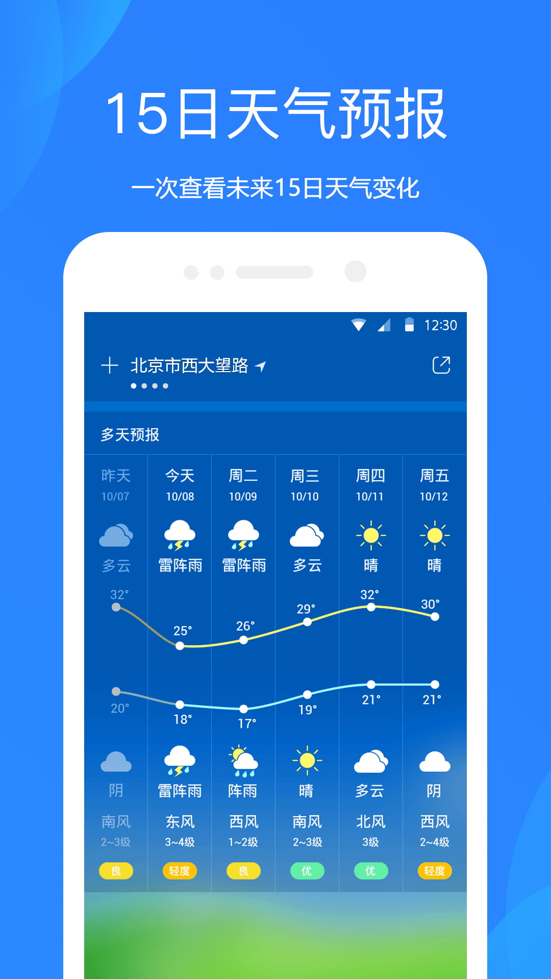 天气预报一个月30天 v8.9.1