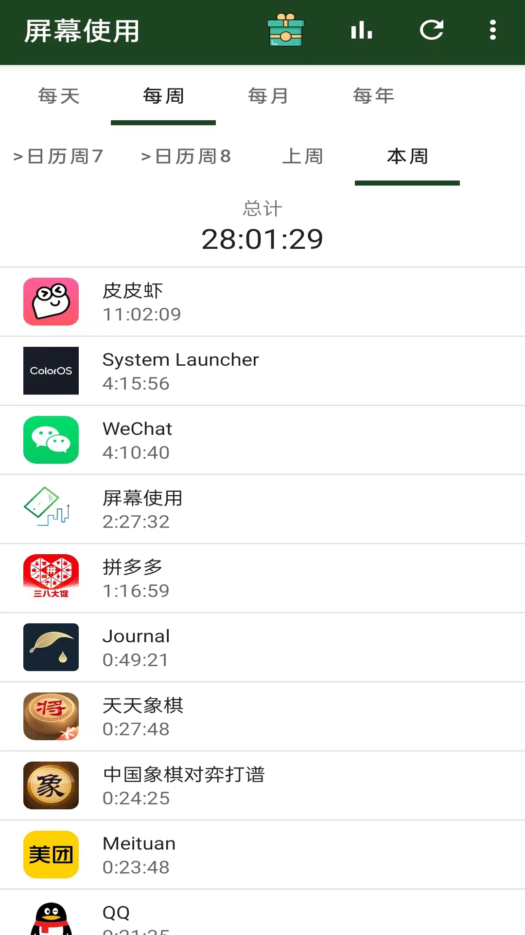 屏幕使用时间 v1.1.4