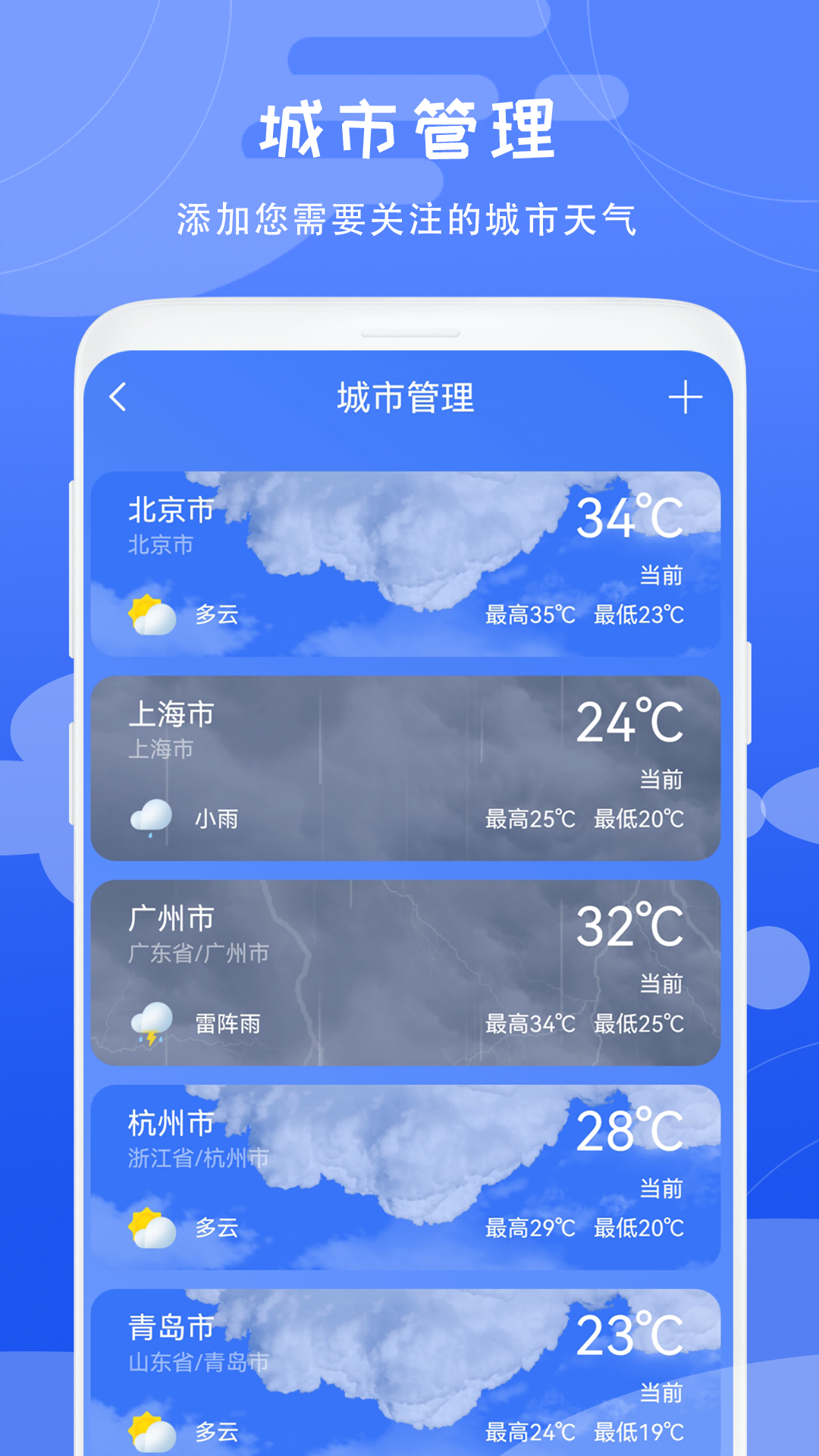 气象预报截图
