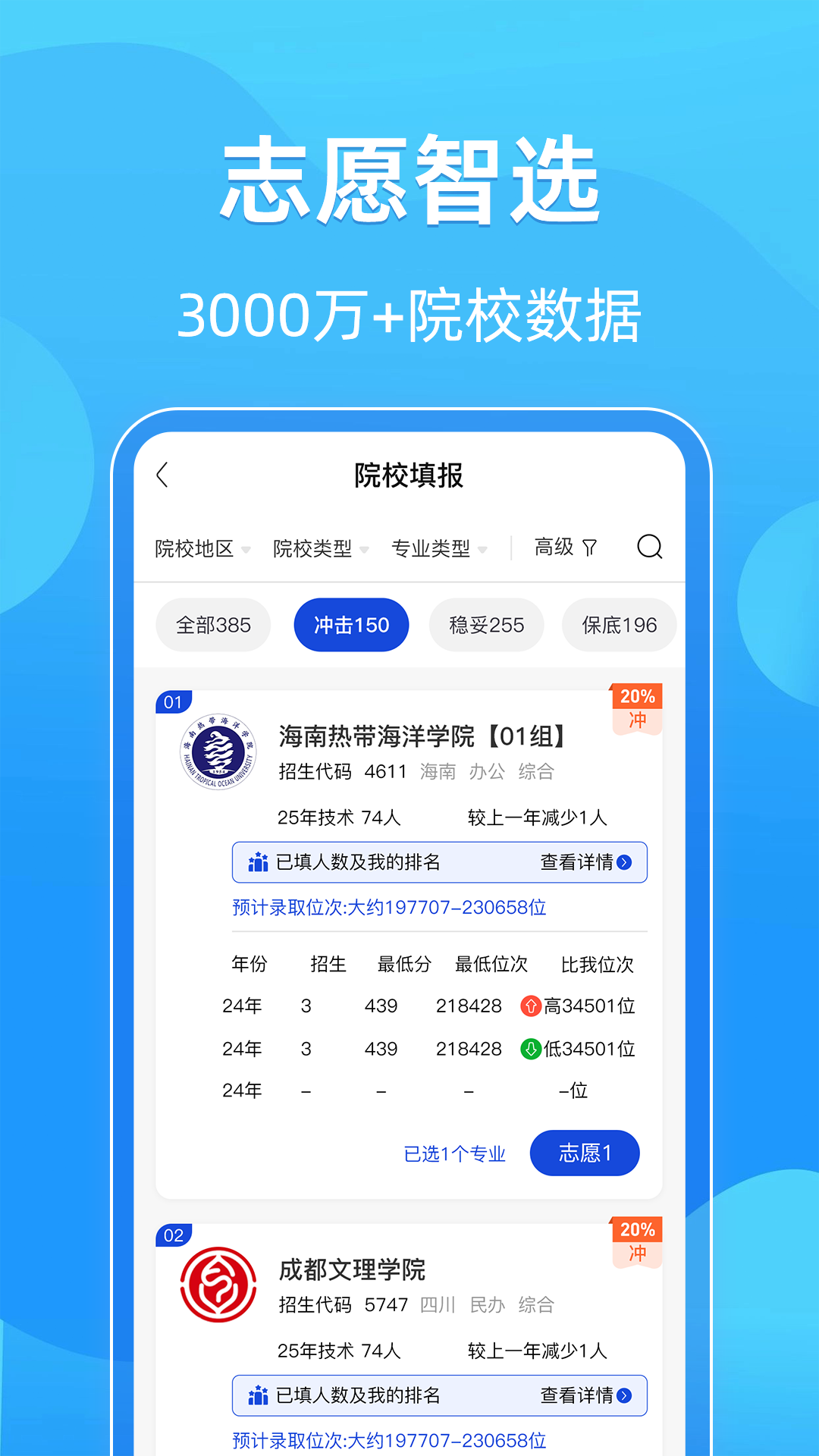 阳光高考AI志愿填报